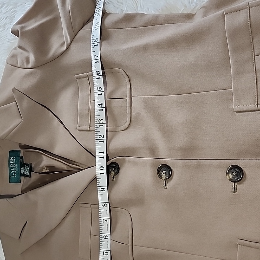 Ralph Lauren Tan Blazer Jacket - Picture 4 of 9